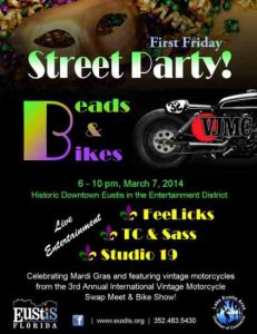 Friday Night Street Party During the International Motorcycle Swap Meet and Bike Show Image